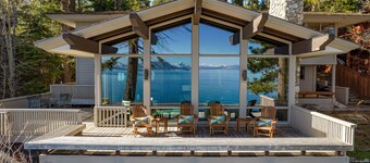Sapphire Shores - Beautiful Lakefront, 3BR + 1BR Guest Unit, Wood Fireplace, Near Skiing!