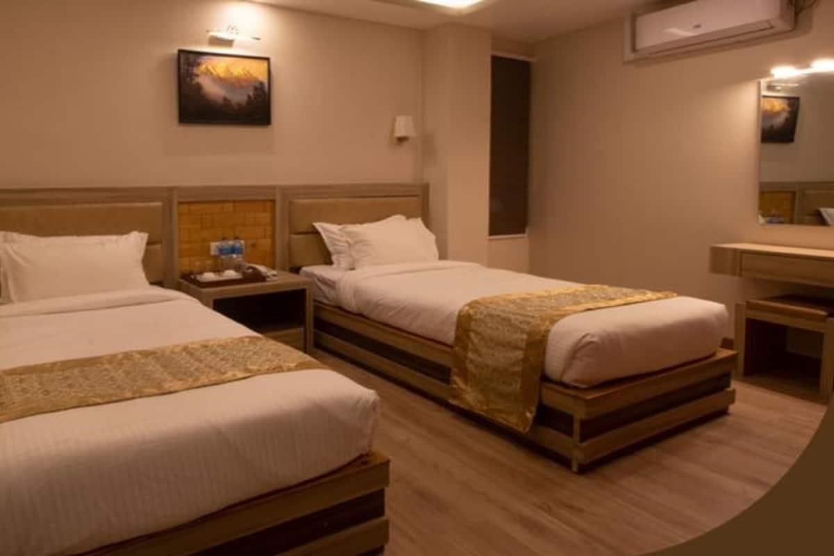 Habitación con 2 camas individuales | Wifi gratis y ropa de cama