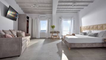 Suite junior | 1 dormitorio, ropa de cama de alta calidad, colchones viscoelásticos