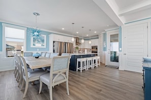 Dining - Oceans Edge: Stunning oceanfront house in Oak Island, perfect for 22 guests! (Oak Island)