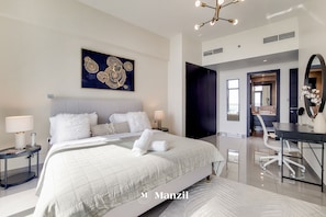 Appartement luxueux | 3 chambres, coffre-fort, fer et planche à repasser