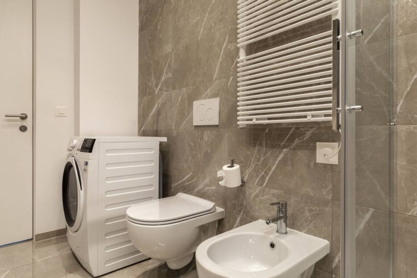Hair dryer, soap, shampoo