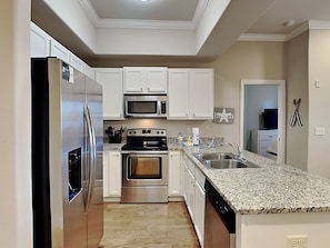 Fridge, microwave, oven, stovetop - Alerio #E203 | Complex with Amenities + Steps from the Sand! (Miramar Beach)