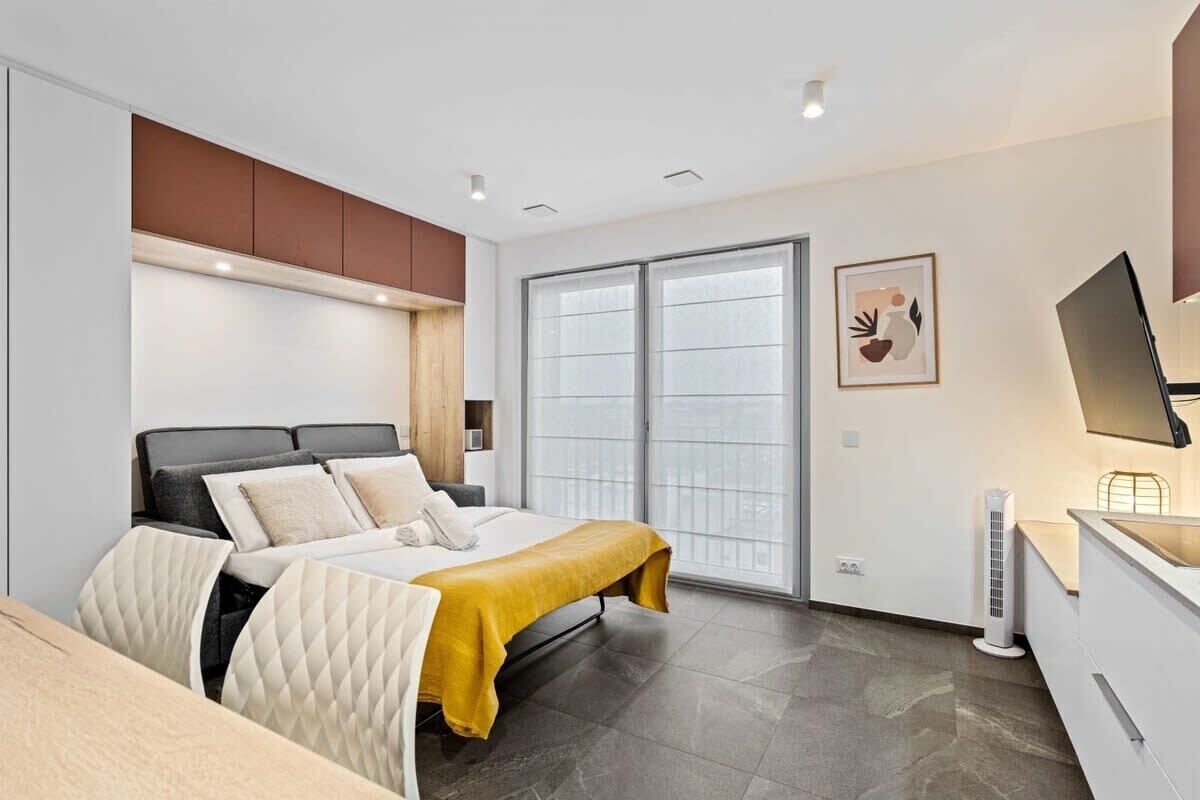 Unwind in the bedroom oasis with plush linens after a day of adventure.