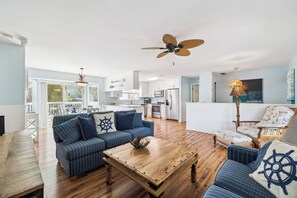TV, DVD player, offices - Corner Lot Home w/Backyard Oasis | Private Pool & Spa | 3 Min to Beach | 6 Bikes (Seagrove Beach)
