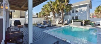 Slow Pace Beach Living - Pool - Steps from Beach