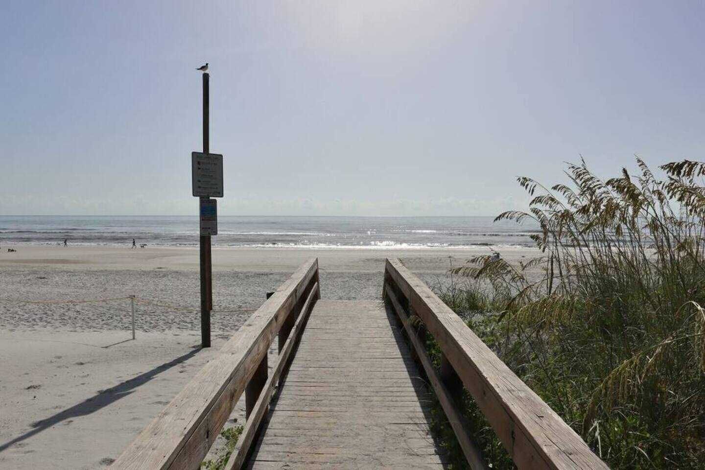 Una spiaggia nelle vicinanze