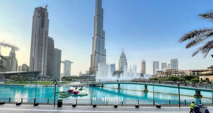 Manzil - Spacious 3B Villa w/ Burj & Fountain View