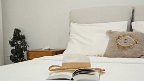 Apartamento Premium, vistas al mar | Colchones viscoelásticos y espacio para trabajar con un portátil