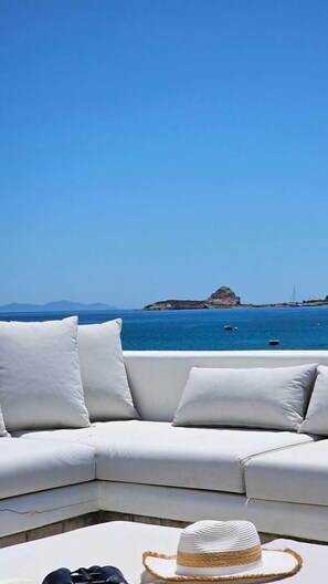 Apartamento Premium, vistas al mar | Terraza o patio