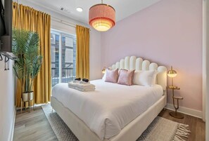 1 habitación, tabla de planchar con plancha, wifi y ropa de cama 