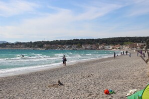 On the beach