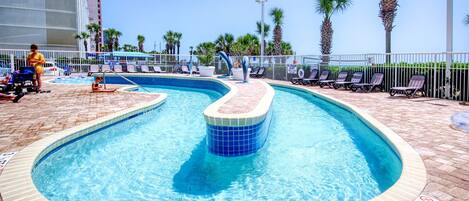 Indoor pool, outdoor pool