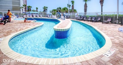 Amazing Beach Condo with Water Park at Dunes Village Resort