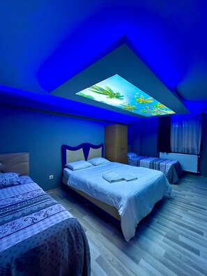 Family Suite, 2 Bedrooms | Iron/ironing board, bed sheets