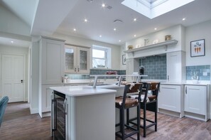 High chair, dining tables
