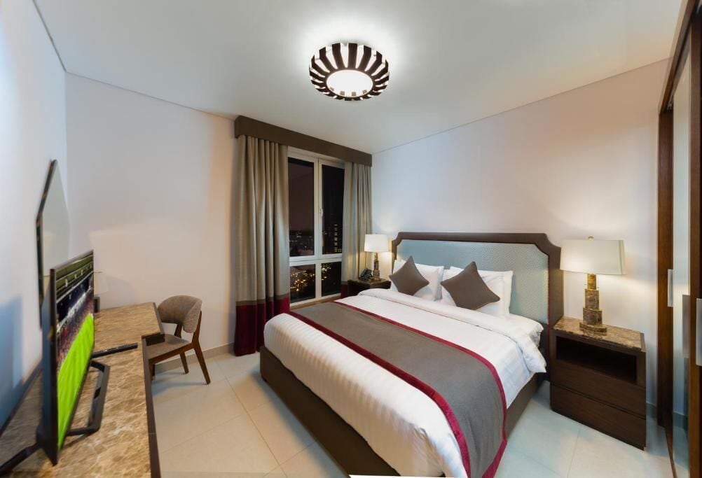 1 slaapkamer, bedden met traagschuimmatrassen, een kluis op de kamer