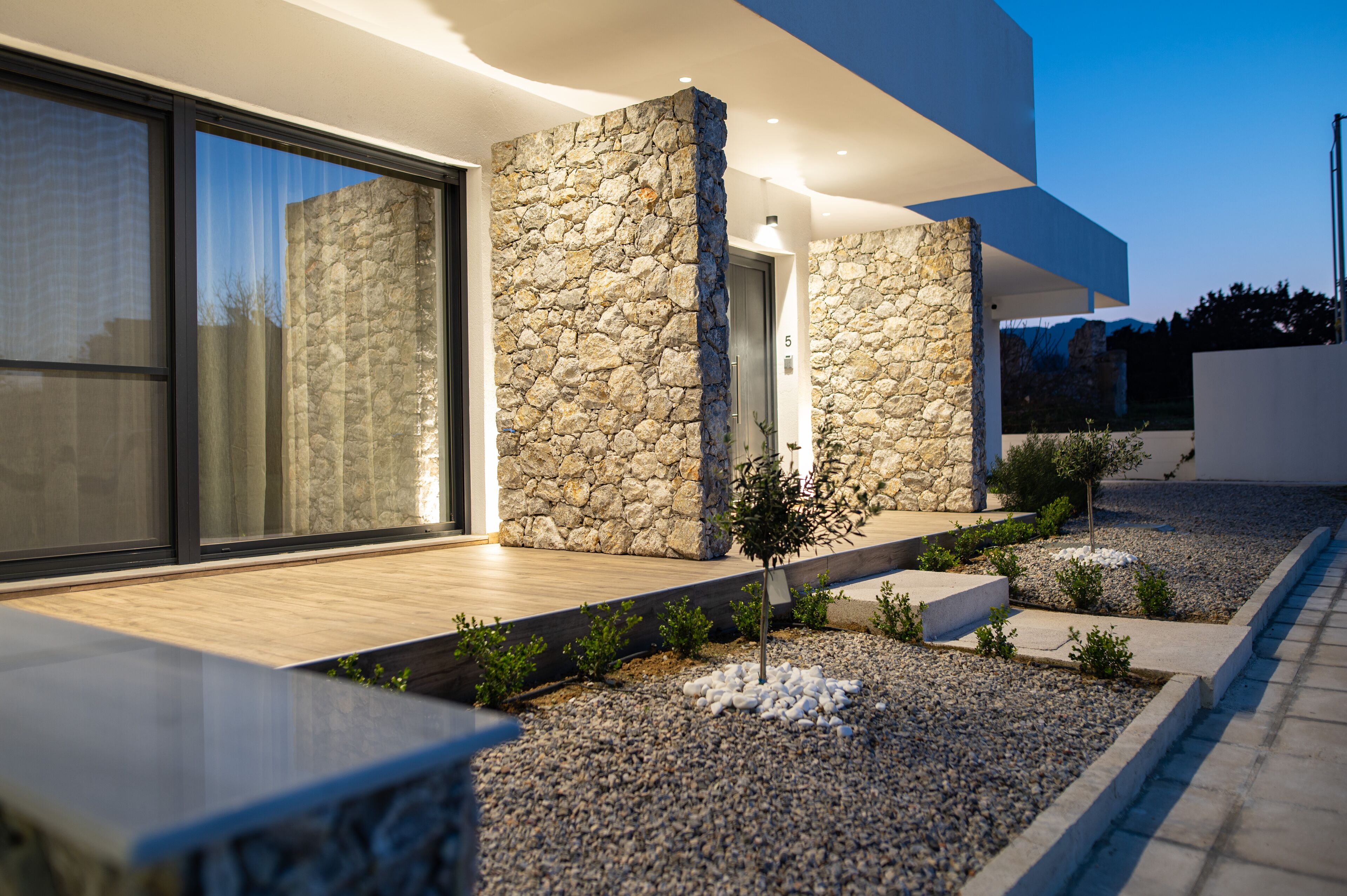 Fachada de la propiedad