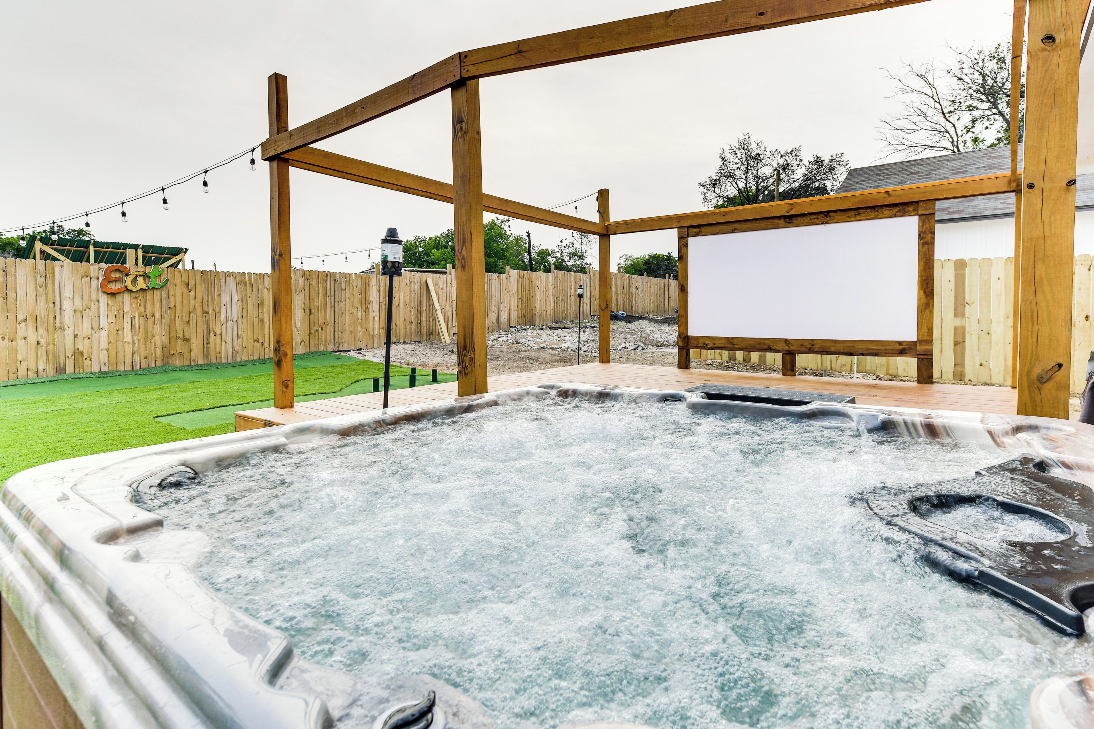 Baignoire à remous extérieure