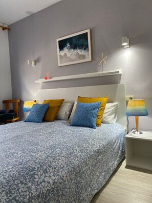 2 slaapkamers, een strijkplank/strijkijzer, wifi, beddengoed