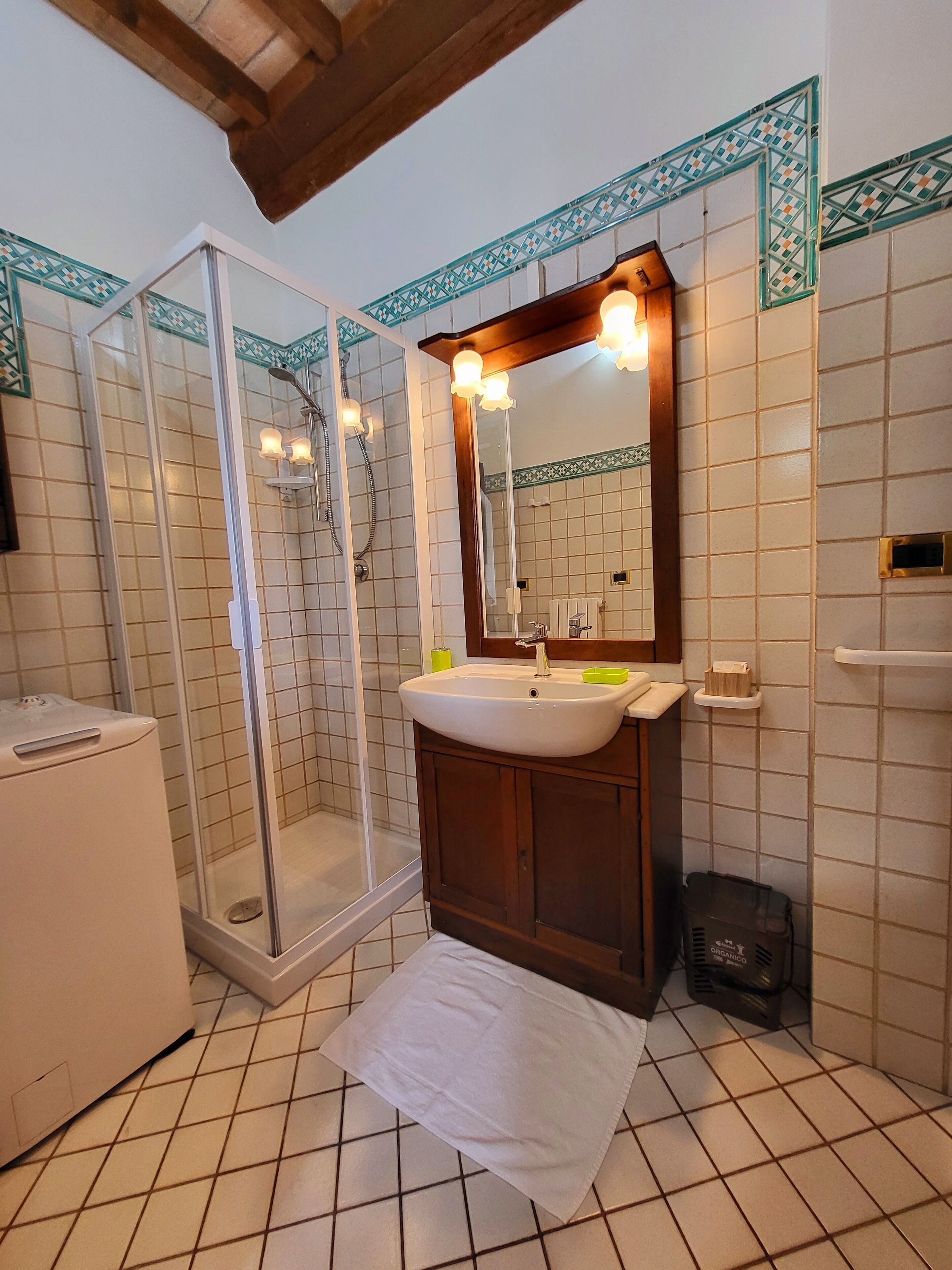 Classic Studio | Bathroom | Shower, rainfall showerhead, free toiletries, hair dryer