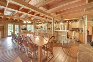 Dining - Fraziers Bottom Cabin on 800 Acres of Land w/ Lake (Fraziers Bottom)
