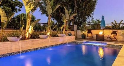 6bedroom family house with pool sauna jacuzzi