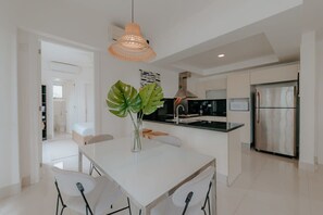 Fridge, microwave, stovetop, coffee/tea maker - 1BR Terrace & Pool in Palms Punta Cana (Punta Cana)