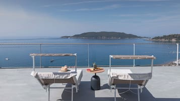 Penthouse Deluxe - 3 sovrum - havsutsikt | Terrass/Patio