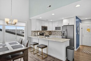 Dishwasher, coffee/tea maker, toaster, ice maker - Bridgepointe Condo - Two Bedroom Apartment, Sleeps 6 (Osage Beach)