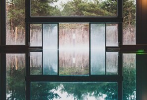 Indoor pool, outdoor pool