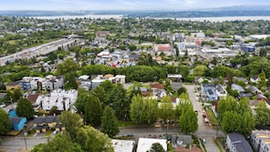 منظر من الجو على ارتفاع عالٍ