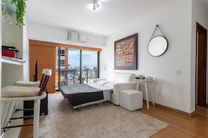 Appartement | 1 chambre, rideaux occultants, Wi-Fi gratuit, draps fournis