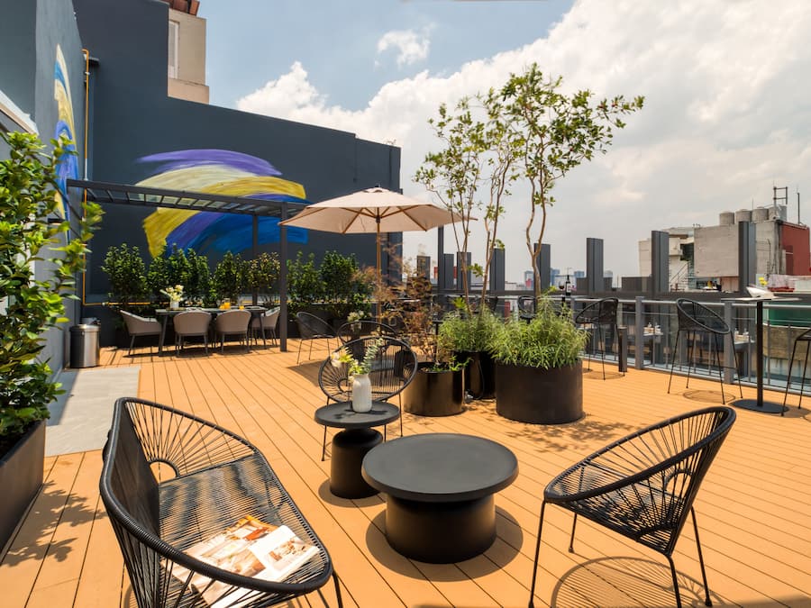 Rooftop terrace