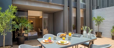 Two-Bedroom Apartment with Huge Private Patio | Terrace/patio