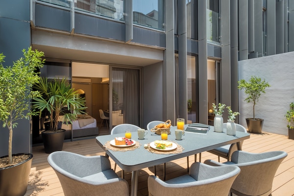 Two-Bedroom Apartment with Huge Private Patio | Terrace/patio