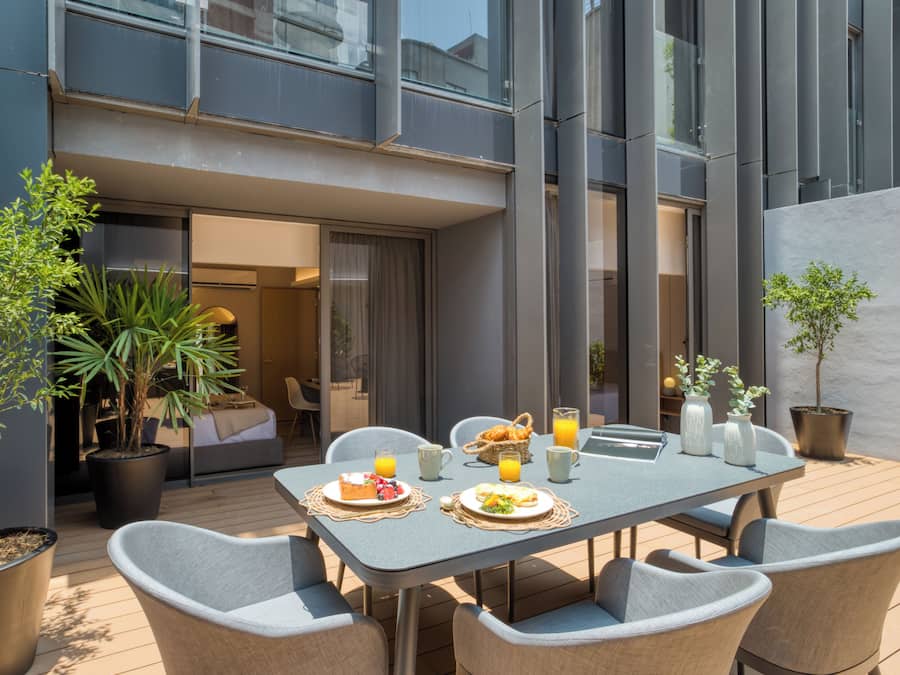 Two-Bedroom Apartment with Huge Private Patio | Terrace/patio