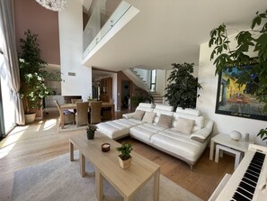 TV connectée, cheminée