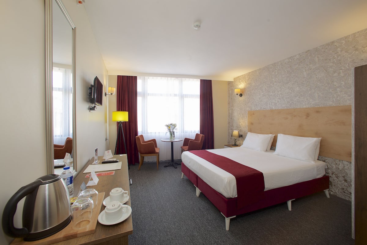 Standard Double Room | Minibar, iron/ironing board (on request), WiFi (free), bed sheets