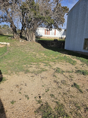 Property grounds. 30' RV spot
