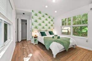 1 soverom, skrivebord, strykejern/-brett og wi-fi