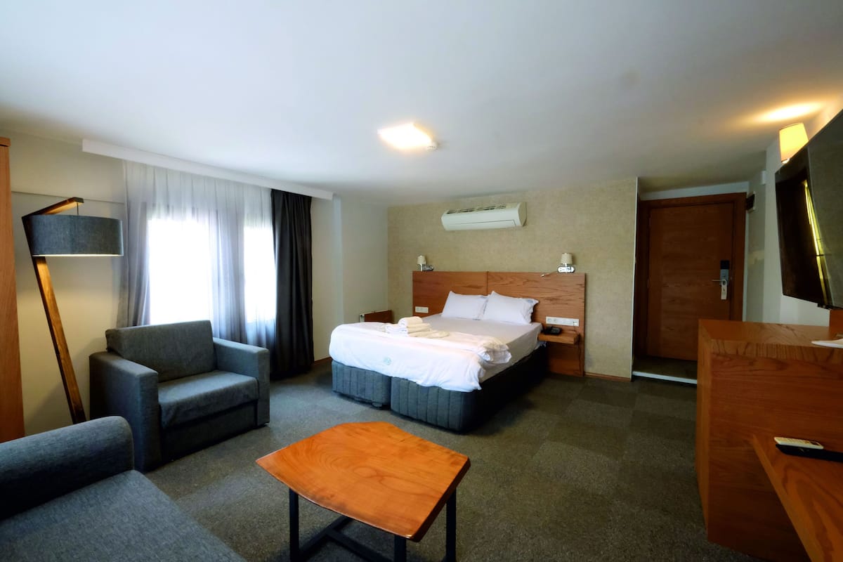 1 slaapkamer, een minibar, een kluis op de kamer