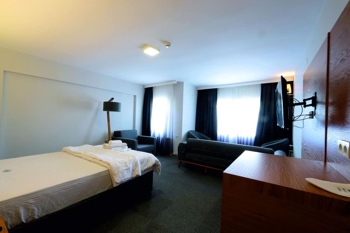Panorama kamer | 1 slaapkamer, een minibar, een kluis op de kamer