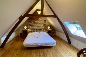 3 chambres, draps fournis