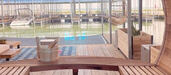FLOATING HOTEL.