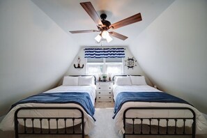 2 bedrooms, iron/ironing board