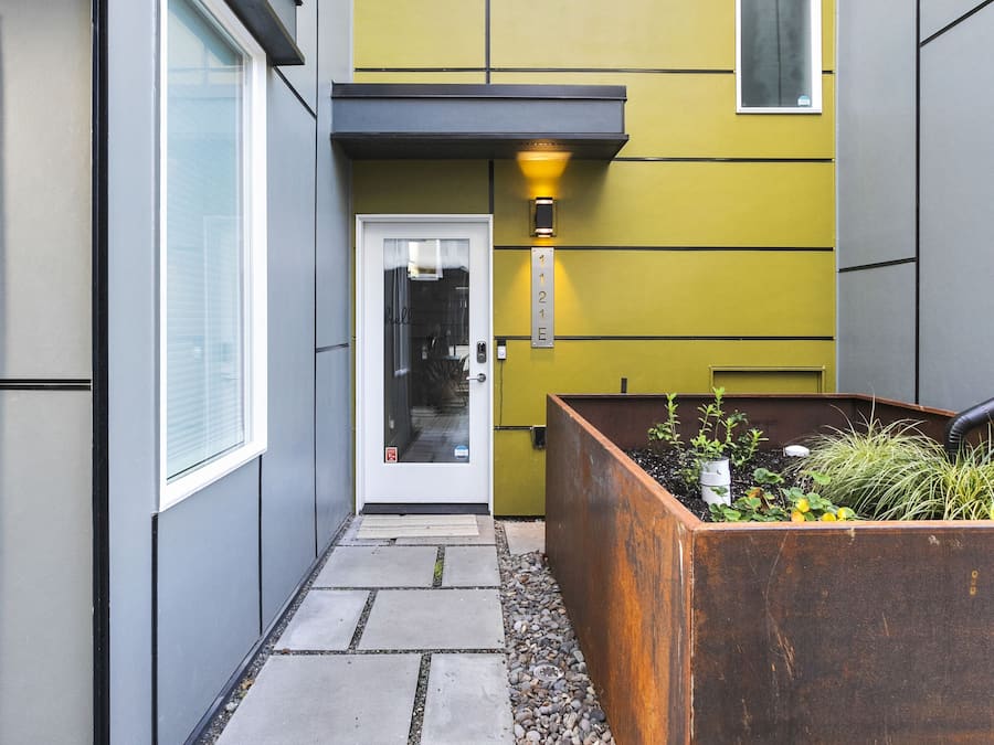 Overnatningsstedets facade