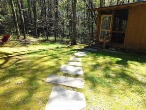 Property grounds - Quiet cabin in the woods, only 10 min from downtown Helen (Sautee Nacoochee)