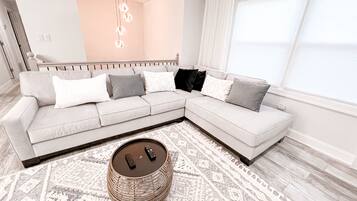 Smart TV, fireplace, video games, books