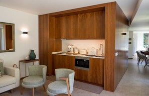 Premium Villa, 1 Bedroom, Non Smoking, Ocean View | Private kitchen | Fridge, microwave, oven, stovetop